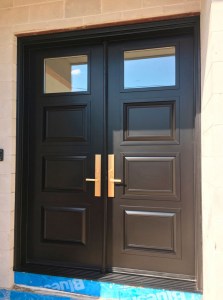 Double door, FERCO brass locks