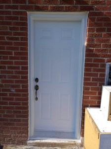 Garage entry 6 panel white